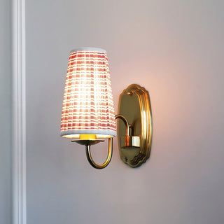 Clementine Pleated Stripe Sconce
