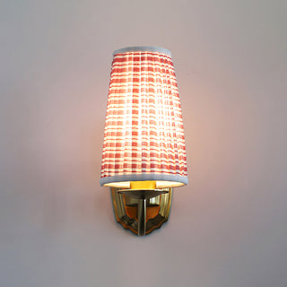 Clementine Pleated Stripe Sconce