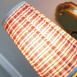 Clementine Pleated Stripe Sconce