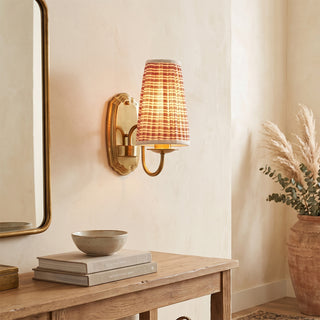 Clementine Pleated Stripe Sconce