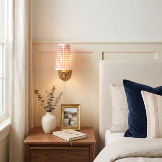 Clementine Pleated Stripe Sconce