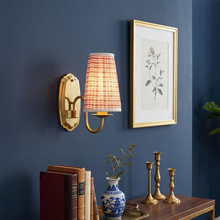 Clementine Pleated Stripe Sconce