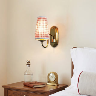 Clementine Pleated Stripe Sconce