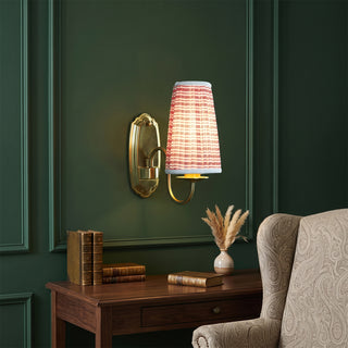 Clementine Pleated Stripe Sconce
