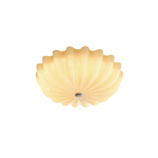 Cleo Petals Glass Flush Mount