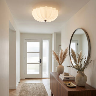Cleo Petals Glass Flush Mount