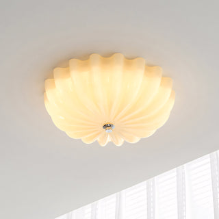 Cleo Petals Glass Flush Mount