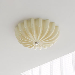 Cleo Petals Glass Flush Mount