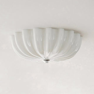 Cleo Petals Glass Flush Mount