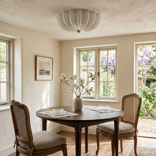 Cleo Petals Glass Flush Mount