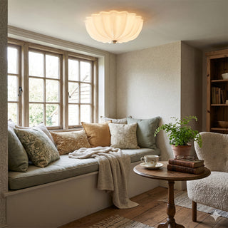 Cleo Petals Glass Flush Mount