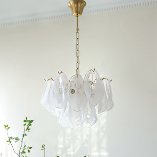 Cloudy Glass Chandelier