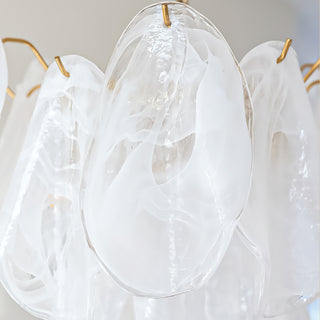 Cloudy Glass Chandelier