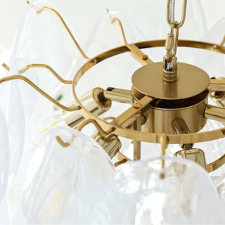 Cloudy Glass Chandelier