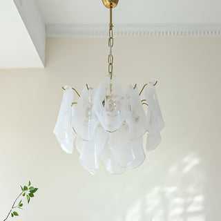 Cloudy Glass Chandelier