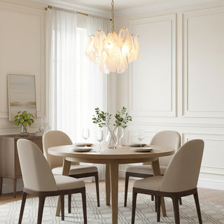 Cloudy Glass Chandelier