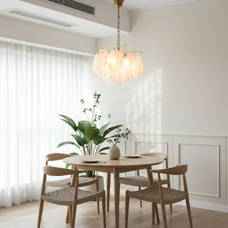 Cloudy Glass Chandelier