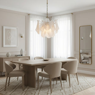 Cloudy Glass Chandelier