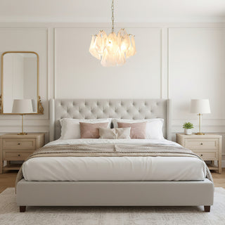 Cloudy Glass Chandelier