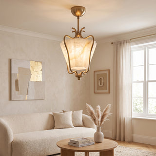 Colette Alabaster Semi-Flush Mount