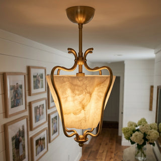 Colette Alabaster Semi-Flush Mount