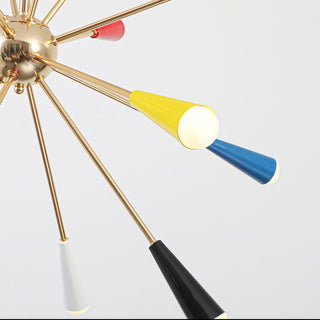 Colorful Firework Chandelier