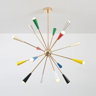 Colorful Firework Chandelier