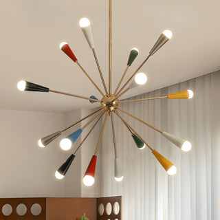 Colorful Firework Chandelier
