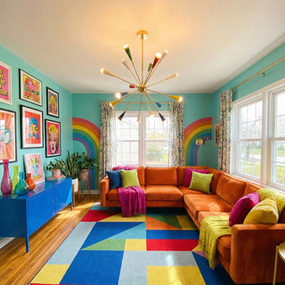 Colorful Firework Chandelier