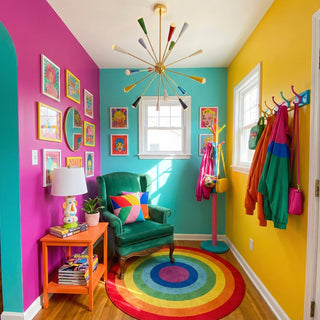 Colorful Firework Chandelier