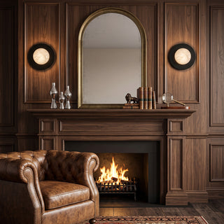 Concave Alabaster Sconce
