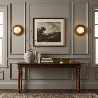 Concave Alabaster Sconce