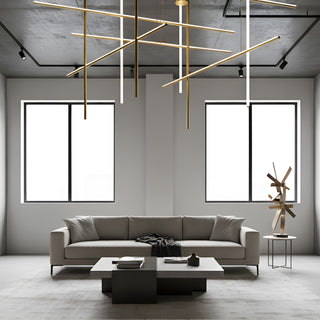 Coordinate Linear Chandelier