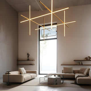 Coordinate Linear Chandelier