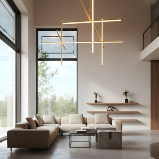 Coordinate Linear Chandelier