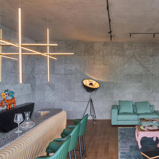 Coordinate Linear Chandelier