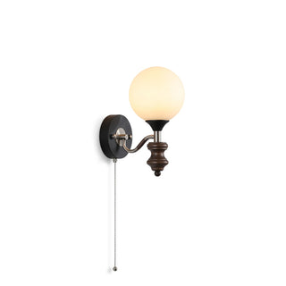 Coridon Spindle Globe Sconce