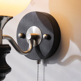 Coridon Spindle Globe Sconce