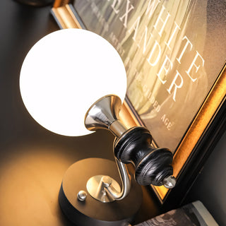Coridon Spindle Globe Sconce