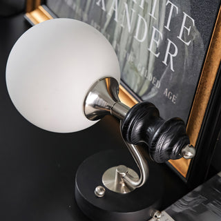 Coridon Spindle Globe Sconce