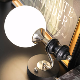 Coridon Spindle Globe Sconce