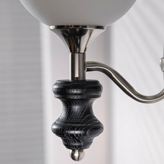 Coridon Spindle Globe Sconce