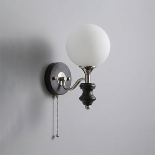 Coridon Spindle Globe Sconce