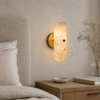Corinthian Alabaster Sconce