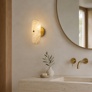 Corinthian Alabaster Sconce