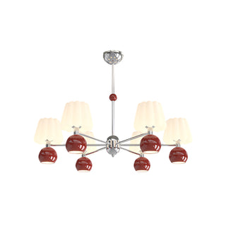 Cream Pumpkin Chandelier