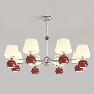 Cream Pumpkin Chandelier