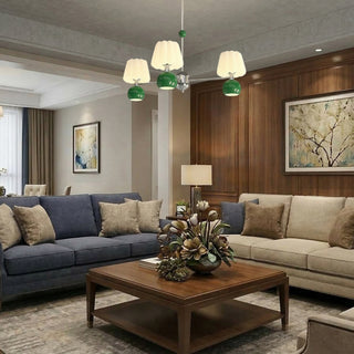 Cream Pumpkin Chandelier