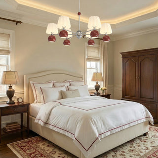 Cream Pumpkin Chandelier