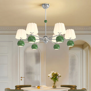 Cream Pumpkin Chandelier